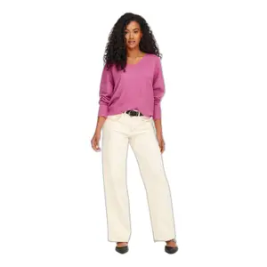 Pullover col en V femme Only Onlrica life image-1