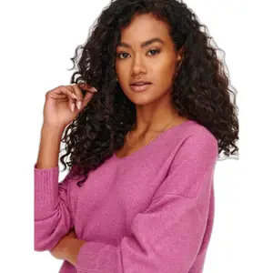 Pullover col en V femme Only Onlrica life image-5