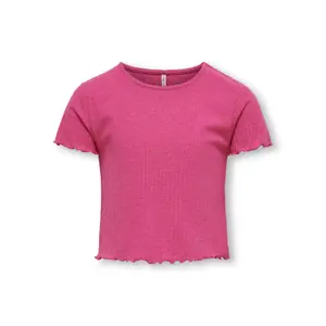 Girls' scoop-neck T-shirt Only Nella
