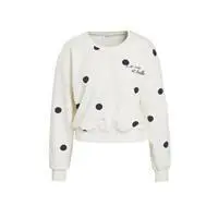 Sweatshirt med rund halsringning för kvinnor Only onlfina life image-0