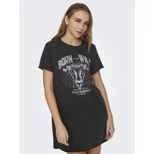 Vestido camiseta mujer Only Lucy Life image-3