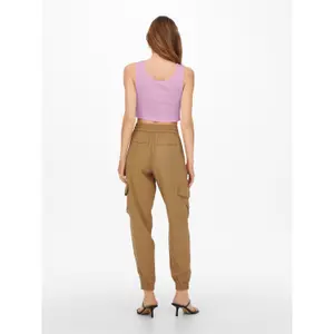 Women's sleeveless crop top Only onlkira image-3