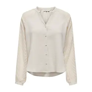 Women's long sleeve T-shirt Only onllisa button image-0