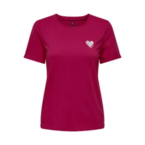 Lockeres T-Shirt mit Schleppe, Frau Only Kita Logo Top image-0