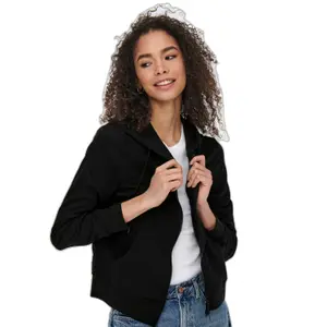 Sweatshirt été à capuche zippé femme Only Onlfeel image-3
