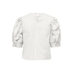 Women's short sleeve blouse Only onlcheryl emb image-1