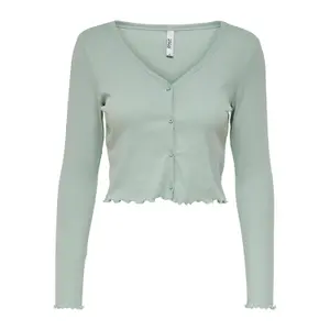Damen-Crop-Top mit Knopfleiste Only onlkenya life image-0
