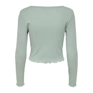Damen-Crop-Top mit Knopfleiste Only onlkenya life image-1