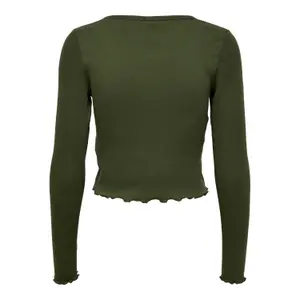 Damen-Crop-Top mit Knopfleiste Only onlkenya life image-1