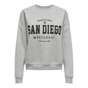 Sweatshirt oversize state femme Only Sweat Life image-0