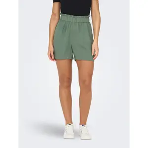 Shorts mit hoher Taille gerafft Frau Only Divya image-1