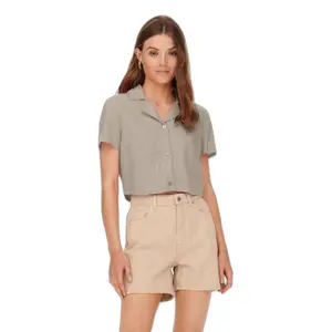 Woman's shirt Only onlcaro linen image-1