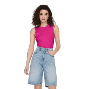 Camiseta de tirantes de punto mujer Only Majli image-1