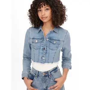 Crop-Jeansjacke Damen Only Wonder image-2