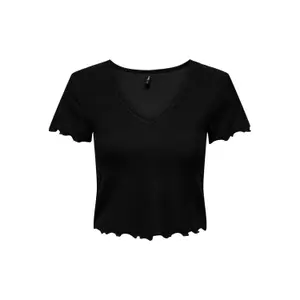 Women's short sleeve v-neck top Only onlkika image-0