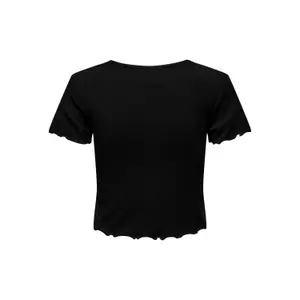 Women's short sleeve v-neck top Only onlkika image-5