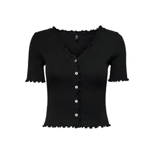 Kurzärmeliges Button-Down-Oberteil für Frauen Only onllaila image-0