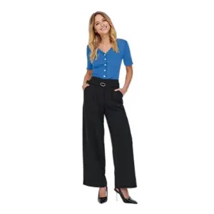 Women's short sleeve button down top Only onllaila image-2