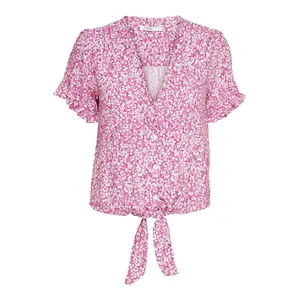 Kurzärmeliges Button-Down-Oberteil für Frauen Only onlmalle image-0