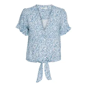 Kurzärmeliges Button-Down-Oberteil für Frauen Only onlmalle image-0