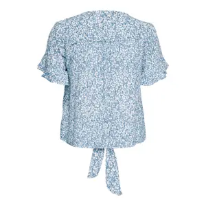 Kurzärmeliges Button-Down-Oberteil für Frauen Only onlmalle image-1