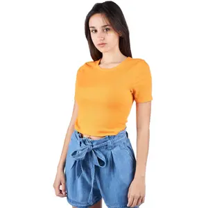 Kurzärmeliges Damen-Crop-Top Only onlemra image-0