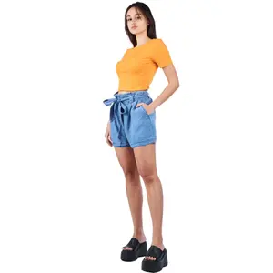 Kurzärmeliges Damen-Crop-Top Only onlemra image-1
