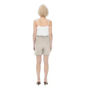 Short en mélange de lin taille haute femme Only Tokyo image-3