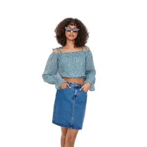 Langärmeliges Damen-Crop-Top Only onlstar image-5