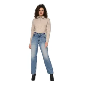 Jeans straight high waist woman Only Robyn image-2