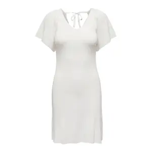 Vestido de punto con cuello de pico para mujer Only Leelo image-0