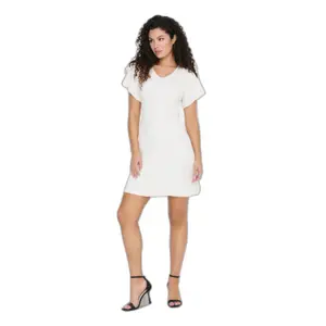 Vestido de punto con cuello de pico para mujer Only Leelo image-2