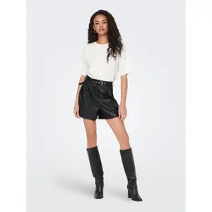 Vrouwen shorts van imitatieleer Only Heidi image-2