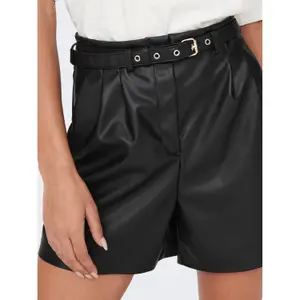 Vrouwen shorts van imitatieleer Only Heidi image-4