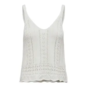 Strikket tanktop til kvinder Only Lyzet Life image-0
