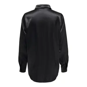 Loose woven satin shirt for women Only Onlvictoria image-4