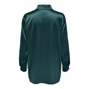 Loose woven satin shirt for women Only Onlvictoria image-3