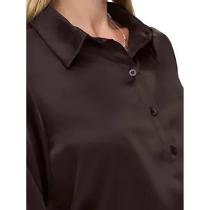 Los geweven satijnen hemd voor vrouwen Only Onlvictoria image-6