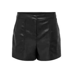 Short faux leather women’s shorts Only Tricia image-0