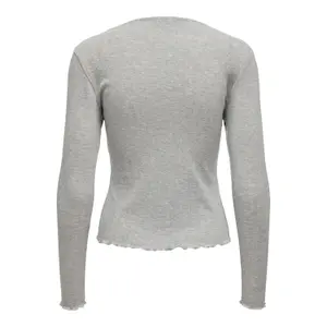 Dames-T-shirt met lange mouwen Only Carlotta image-1