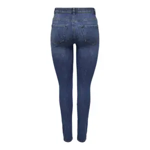 Calças de ganga skinny de cintura alta para mulher Only Rose image-3