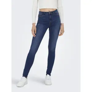 Calças de ganga skinny de cintura alta para mulher Only Rose image-2