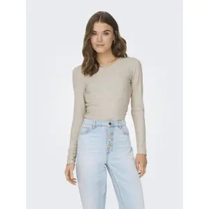 Camiseta de mujer de manga larga y cuello redondo Only Emma image-1