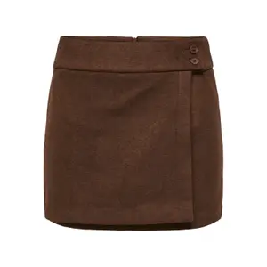 Mini-saia feminina Only X Cancelled A 12 Chestnut image-0