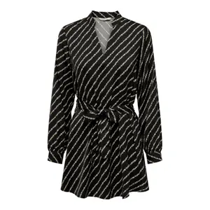 Women's long sleeve v-neck dress Only Onlthalia Bf Ptm image-0