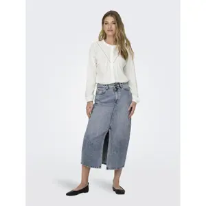 Jeansrock Frau Only Onlayoe HW Front Slit Midi image-2