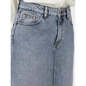 Jeansrock Frau Only Onlayoe HW Front Slit Midi image-4