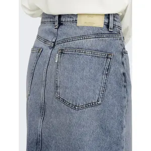 Jeansrock Frau Only Onlayoe HW Front Slit Midi image-5