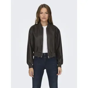 Jakke i imiteret læder til kvinder Only Jane image-1