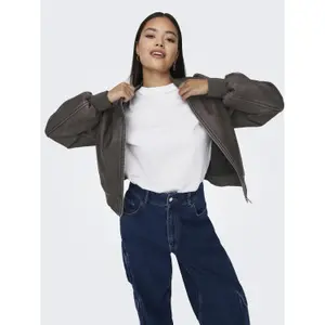 Jakke i imiteret læder til kvinder Only Jane image-2